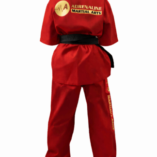 Adrenaline Martial Arts Red Uniform for Black Belt Grades